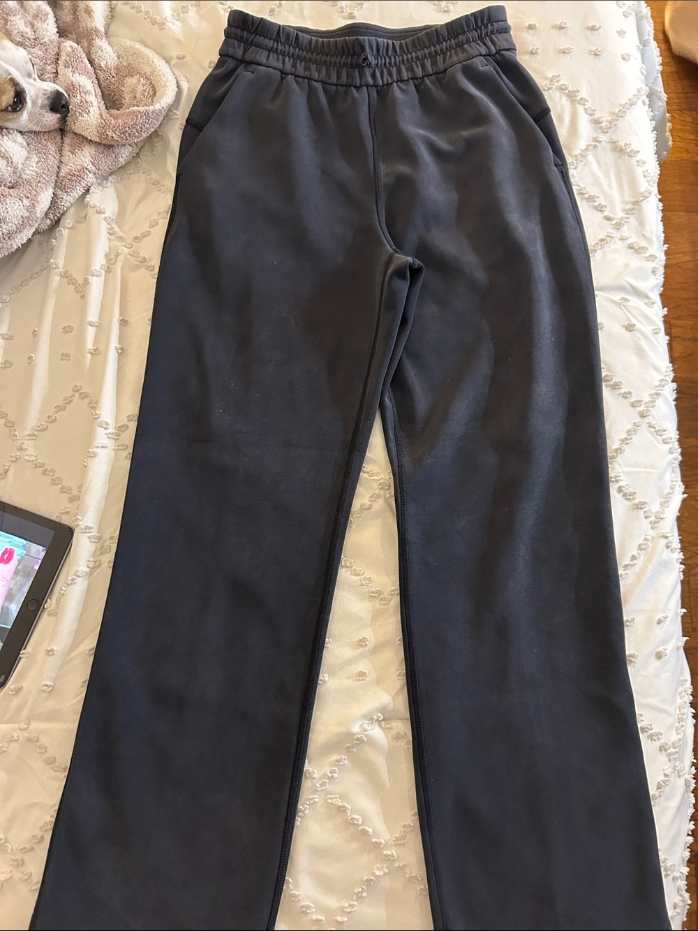 lululemon athletica Black Track Pants with Elastic Waist